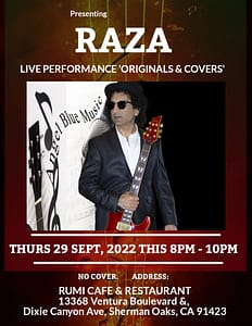 Raza Live Performance Sept 29 2022