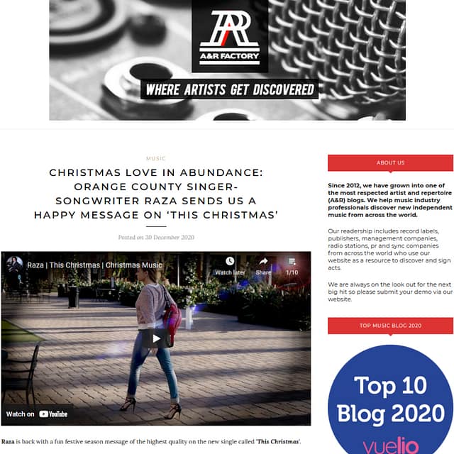 Article about "This Christmas"